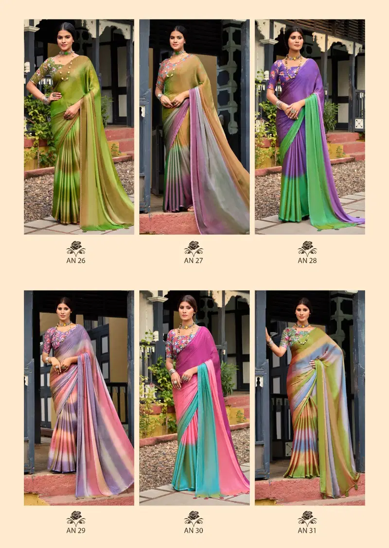 Aruna Vol 4 By Stavan Velvet Chiffon Designer Wear Saree Orders In India